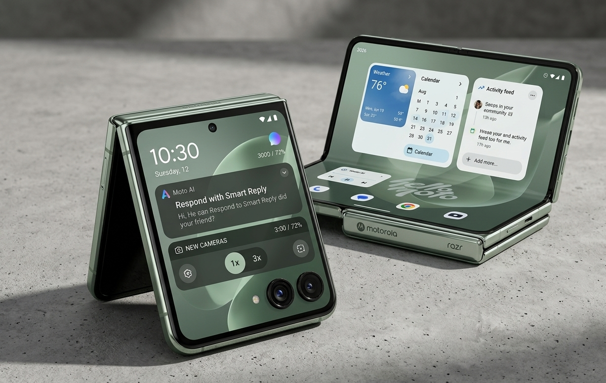 Motorola Razr 70 tem ficha técnica vazada: tela de 6,9″, até 18 GB de RAM e câmera dupla de 50 MP
